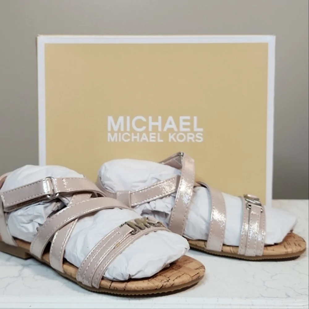 MICHAEL Michael Kors Girls' Youth Normani Pink Sandals, Size 11 ~ BNIB - Picture 7 of 7